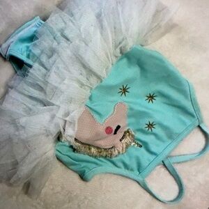 Kids floral tutu one piece